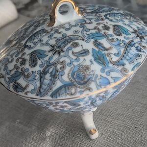 Lefton China Footed Bowl